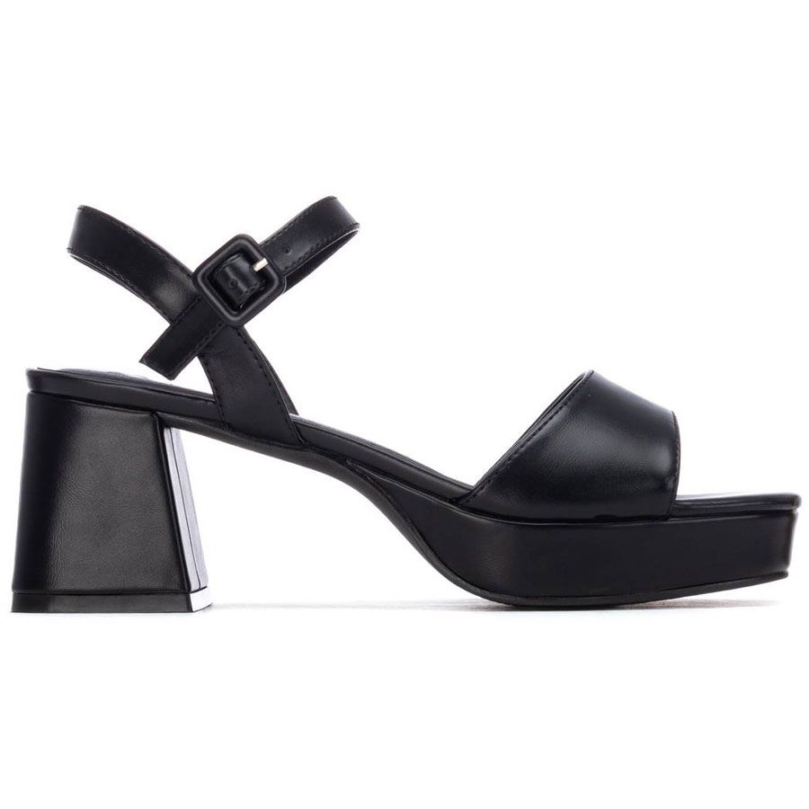 14513701_1_1__1 Xti Womens Heel Sandal 145137 Black - Image 1