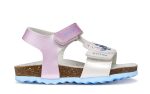 Geox Παιδικό Πέδιλο Για Κορίτσια B. Sandal Chalki B652RB 000NF C1294 Ασημί
