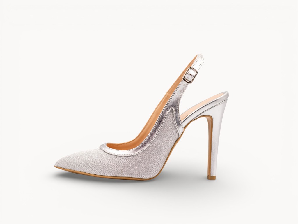 IMG_2115-1024x768 Zelios Womens Leather Slingback Heel 1026 Silver - Image 1