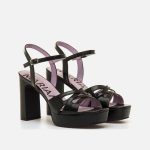 MariaMare Womens Heel Sandals 68711 C55231 Black - Image 3
