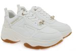 Renato Garini Γυναικεία Sneakers W119R236308E 19R-236 Λευκό Πλατίνα Στάμπα - Image 3