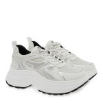 Seven Womens Sneaker 741 White - Silver Glitter - Image 4