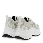 Seven Womens Sneaker 741 White - Silver Glitter - Image 2