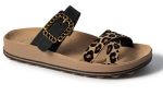 Fantasy Sandals Γυναικεία παντόφλα ανατομική S361 Cynthia Leopard Velvet