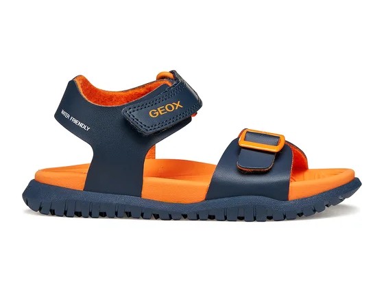 sandalia-geox-j-sandal-fusbetto-bo-j35hma-000bc-c0659-s-skouro-mple-0000305700612 Geox Παιδικό Πέδιλο Για Αγόρια J. Sandal Fusbetto J35HMA 000BC C0659 S Μπλε/Πορτοκαλί - Image 1