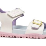 Geox Παιδικό Πέδιλο Για Κορίτσια J. Sandal Fusbetto 35HQA-000BC-C0653 White/Multi
