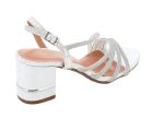 B-Soft Womens Sandals 2305-10 Silver - Image 3