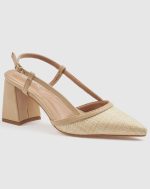 Verde Womens  Slingback 28-4232 Biege - Image 3