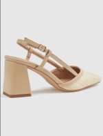Verde Womens  Slingback 28-4232 Biege - Image 2