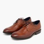 Damiani Mens Leather Evening Shoe 3109 Taba - Image 5