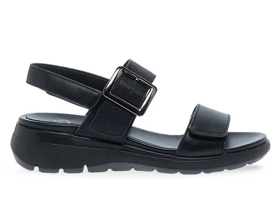 1298381_2 Parex Womens Anatomic Sandal 11633127.B Black - Image 1