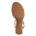 Marco Tozzi Womens Sandals  2-28333-46 123 White Patent - Image 2