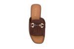 Seven Γυναικεία Παντόφλα W484W0011504-001 Καφέ Καστόρι - Image 2