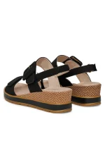 Caprice Womens Anatomic Platform 9-28753-42 008 Black Nubuc - Image 5
