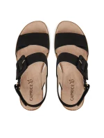 Caprice Womens Anatomic Platform 9-28753-42 008 Black Nubuc - Image 4
