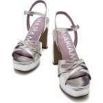 MariaMare Womens Sandals 68711 C58249 Silver - Image 3