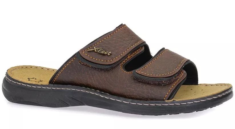 1769154291_vip_pantofles_BELLA_A_72_BROWN (1) Bella Mens Leather Slippers Α72 Brown - Image 1