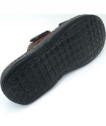 Bella Mens Leather Slippers Α72 Brown - Image 5