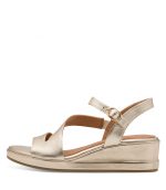 Marco Tozzi Womens Wedges 2-28317-46 940 Gold - Image 3