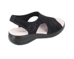 B-Soft Womens Anatomic Sandal 00783 Black - Image 4