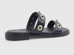 Verde Womens Slippers 28-0004251 Black