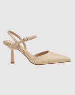 Verde Womens Pumps Slingback 28-4027 Beige