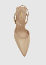 Verde Womens Pumps Slingback 28-4027 Beige - Image 4
