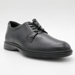 Pegada Mens Leather Lace-Up Shoes 127101-02 Black - Image 3