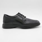 Pegada Mens Leather Lace-Up Shoes 127101-02 Black