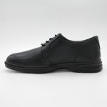 Pegada Mens Leather Lace-Up Shoes 127101-02 Black - Image 2
