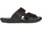 Boxer Mens Leather Slippers 19038 10-011 Black