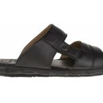 Boxer Mens Leather Slippers 19038 10-011 Black