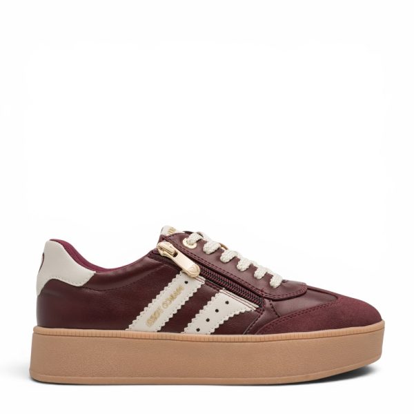 marco-tozzi-gynaikeia-sneakers-2-23754-47-550-bornto2-e1784795499184-600x600 Marco Tozzi Womens Sneaker 2-23754-47-550 Bordeaux Comb - Image 1
