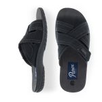 Parex Mens Slides 12133040 Black - Image 4