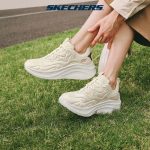 Skechers Womens Sneaker Bobs Chaos HI - Radiant Shine 117513 Off White - Image 4