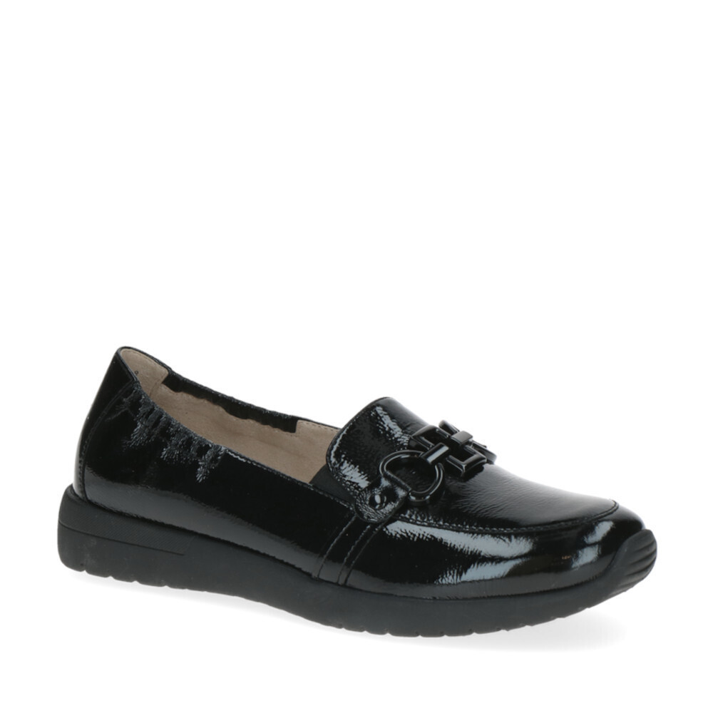 20250924122007_e1fc26a7 Caprice Womens Anatomic Leather Mocassin 9-24708-42 017 Black Patent - Image 1