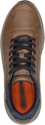 Marco Tozzi Mens Leather Sneaker 2-13653-46 392 Cognac Comb - Image 3