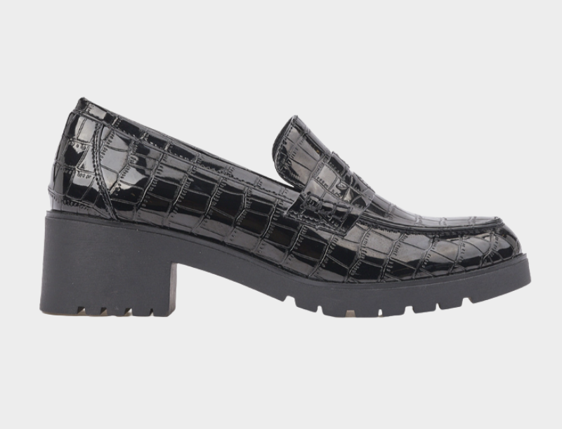 Μοκασίνια-Verde-28-0004266-Μαύρο-1 Verde Womens Loafer 28-4266 Black Patent - Image 1