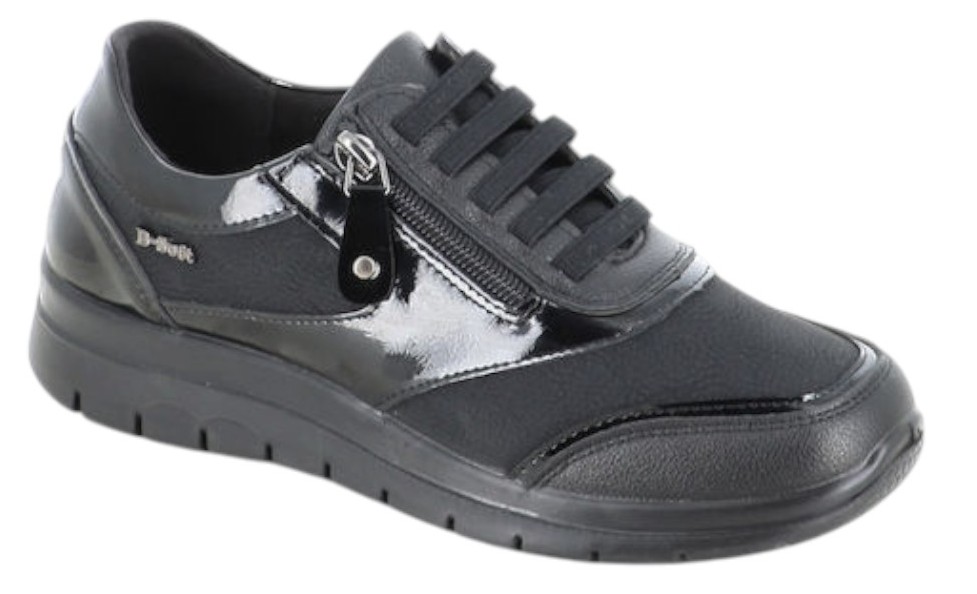 B-Soft Womens Anatomic Sneakers 197/63-25 Black - Image 2