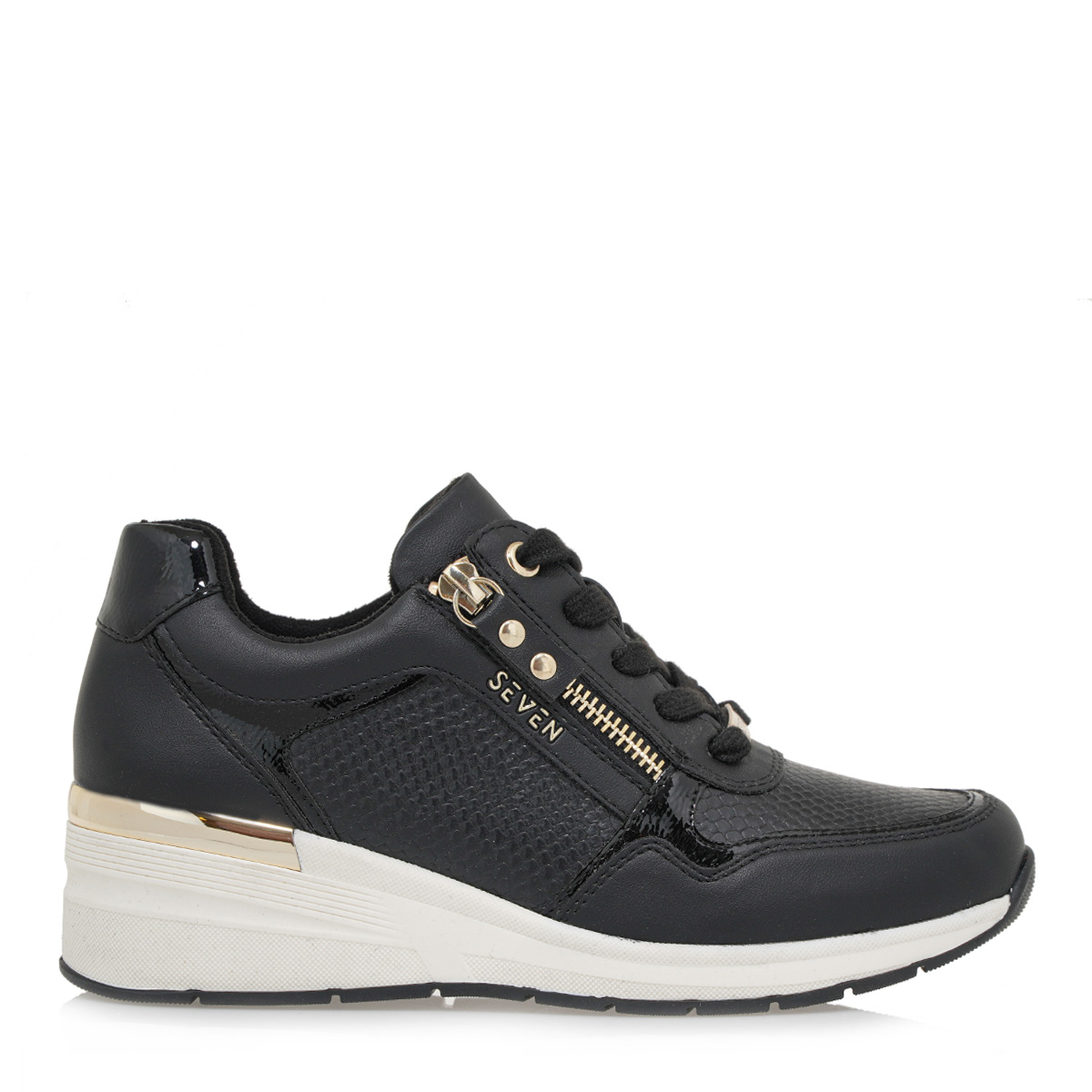 Seven Γυναικείο Sneaker T199F375371X03 375 Μαύρο