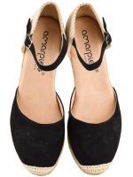 Amarpies Γυναικεία Espadrilles Anatomic ACX26481 Μαύρο