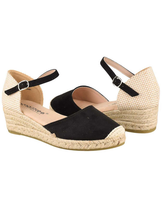 Amarpies Γυναικεία Espadrilles Anatomic ACX26481 Μαύρο