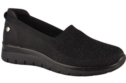 Amarpies Γυναικεία Ανατομικά Sneaker Slip On AMD26331 Μαύρο