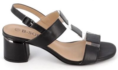 B-Soft Γυναικεία Πέδιλα 3070-64 Μαύρο