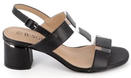 B-Soft Γυναικεία Πέδιλα 3070-64 Μαύρο