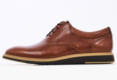 Damiani Ανδρικό Loafer Δετό Δερμάτινο Παπούτσι 5103 Κονιάκ