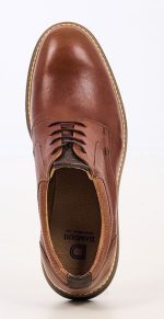 Damiani Ανδρικό Loafer Δετό Δερμάτινο Παπούτσι 5103 Κονιάκ