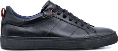 Damiani Ανδρικό Δερμάτινο Sneaker 1650 Μαύρο