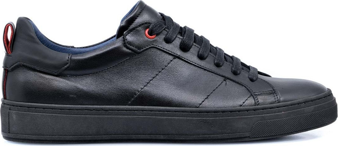 Damiani Ανδρικό Δερμάτινο Sneaker 1650 Μαύρο Damiani Ανδρικό Δερμάτινο Sneaker 1650 Μαύρο