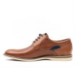 Damiani Ανδρικό Loafer Δετό Δερμάτινο Παπούτσι 2207 Ταμπά